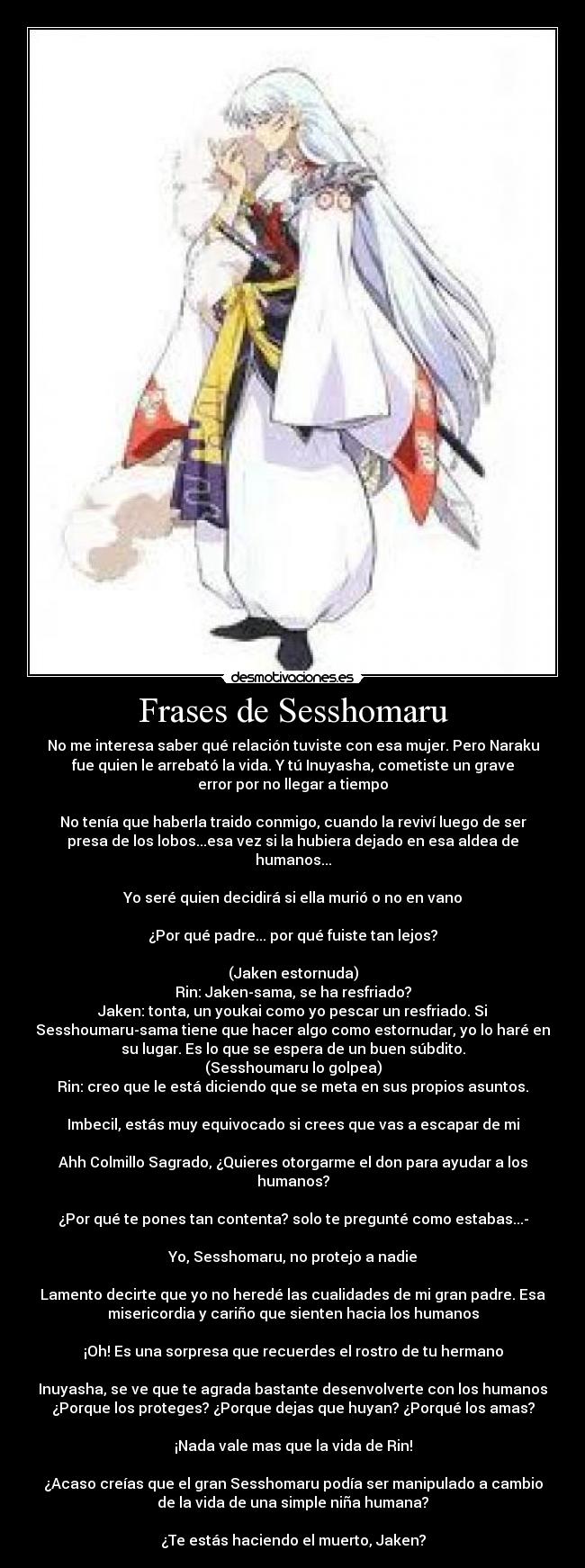 Frases de Sesshomaru - 