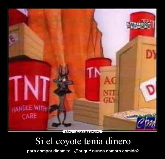 carteles dinero coyote desmotivaciones