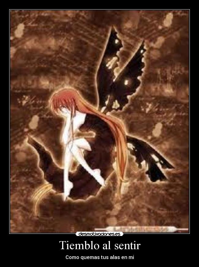 Tiemblo al sentir - 