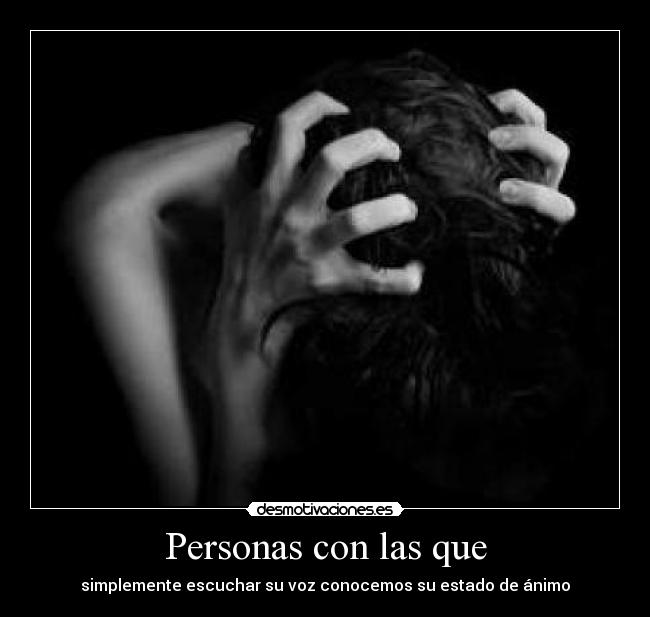 Personas con las que -
