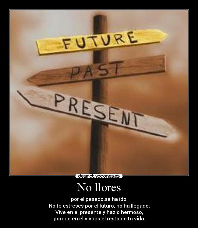 No llores - 