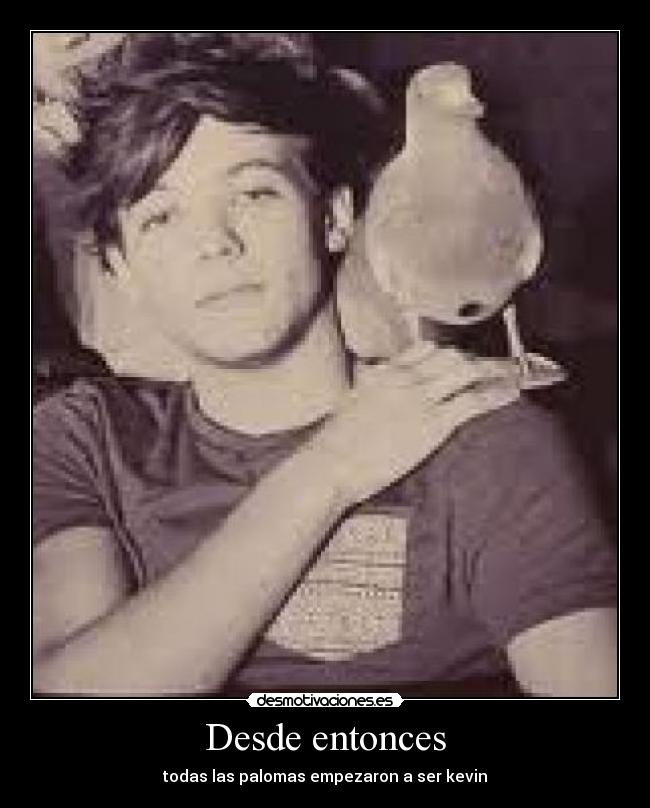 Desde entonces - todas las palomas empezaron a ser kevin