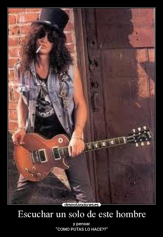 Escuchar un solo de este hombre -