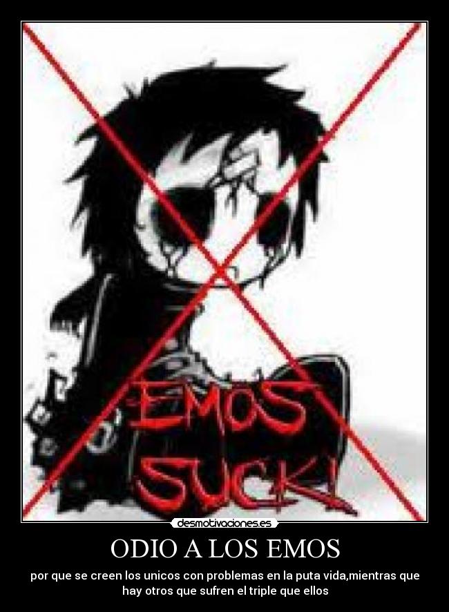 ODIO A LOS EMOS -