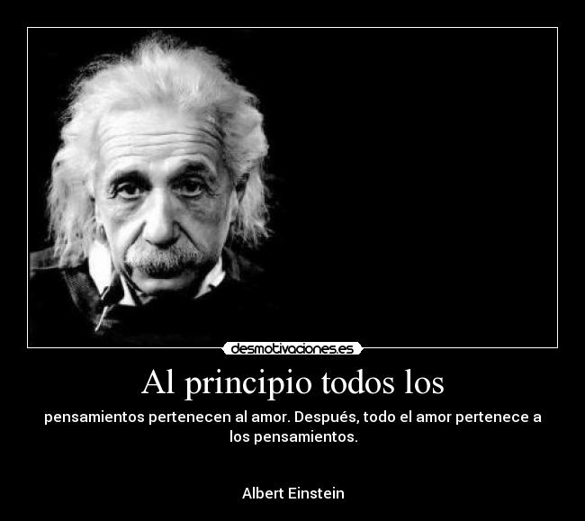 Al principio todos los - 