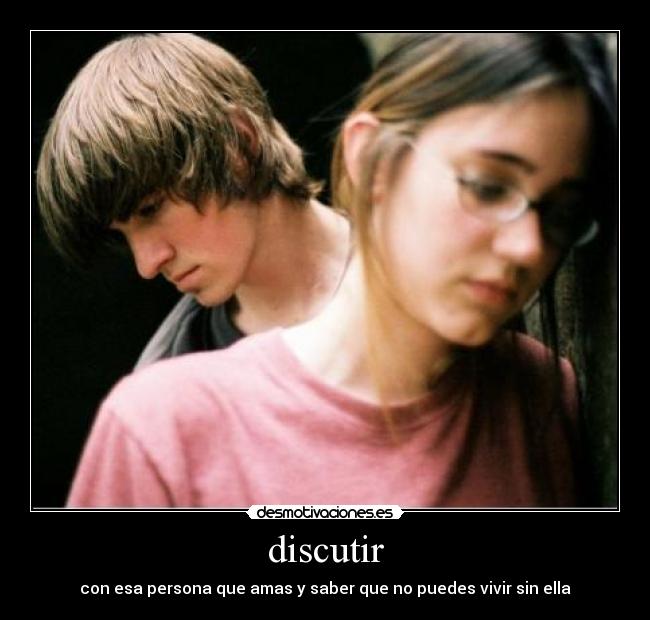 discutir -
