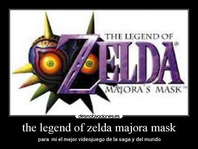 the legend of zelda majora mask - para mi el mejor videojuego de la saga y del mundo