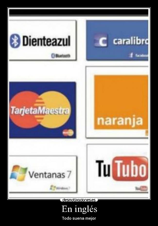 En inglés - Todo suena mejor