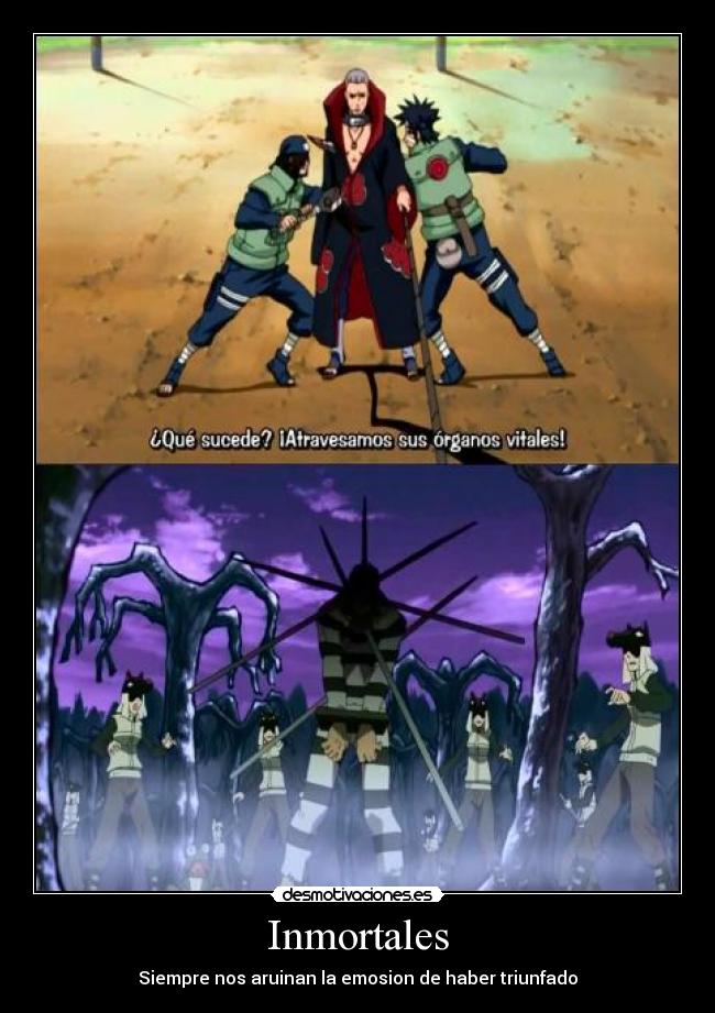 Inmortales - Siempre nos aruinan la emosion de haber triunfado