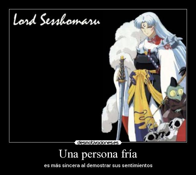 carteles inuyasha sesshomaru desmotivaciones
