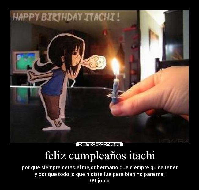 feliz cumpleaños itachi -