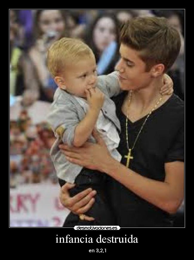 carteles infancia justin bieber desmotivaciones