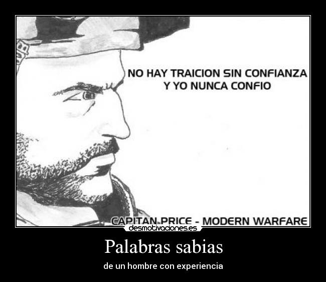 Palabras sabias - de un hombre con experiencia