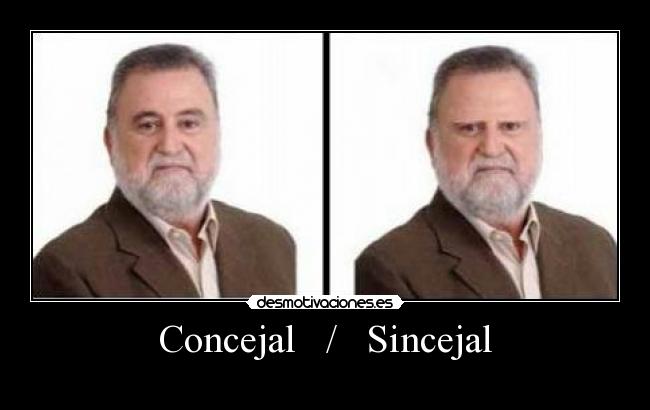 Concejal / Sincejal -