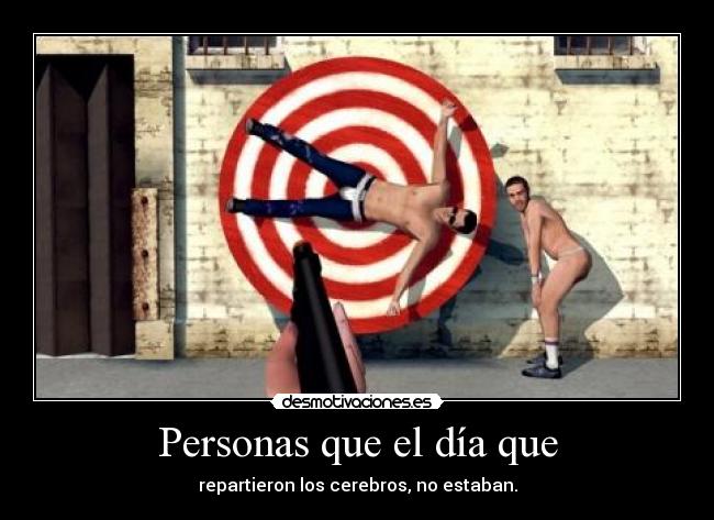 Personas que el día que - 