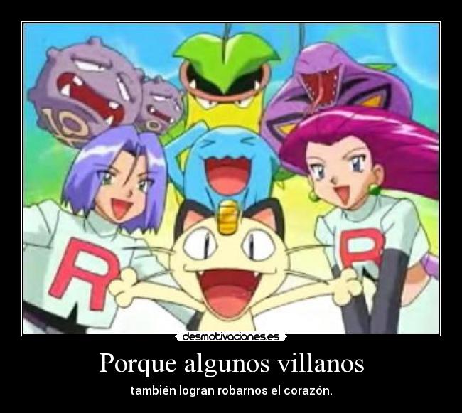 carteles equipo rocket pokemon villanos desmotivaciones