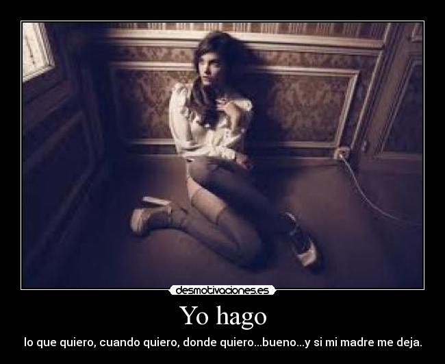 Yo hago -