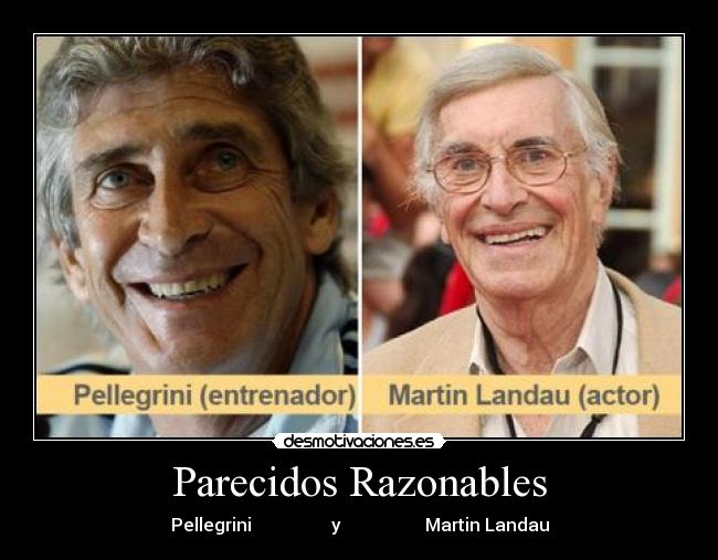 Parecidos Razonables - Pellegrini y Martin Landau