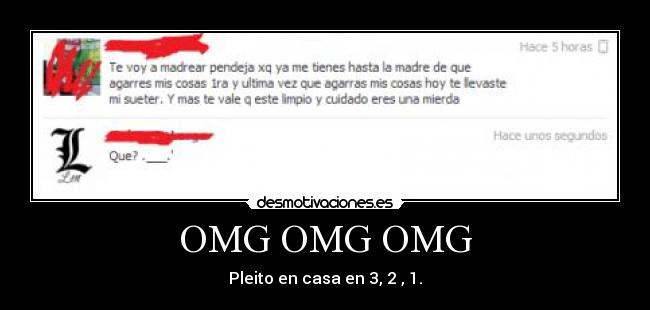 OMG OMG OMG - Pleito en casa en 3, 2 , 1.