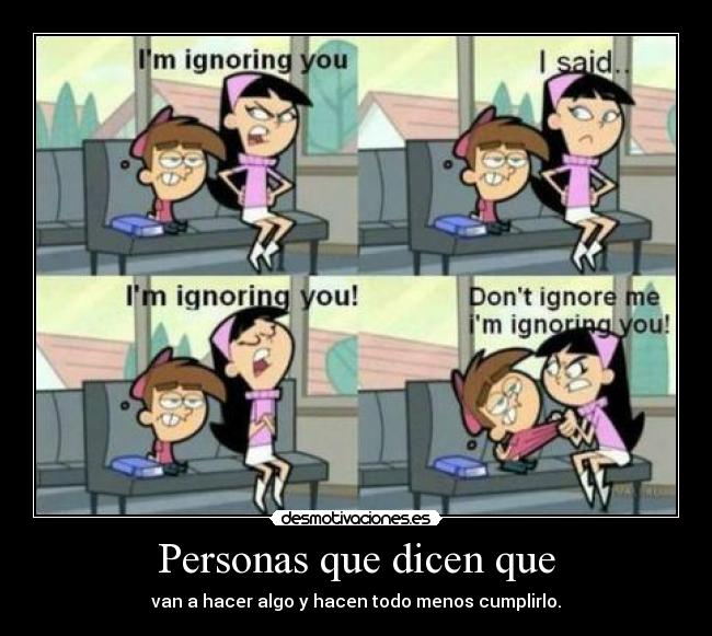 Personas que dicen que - 