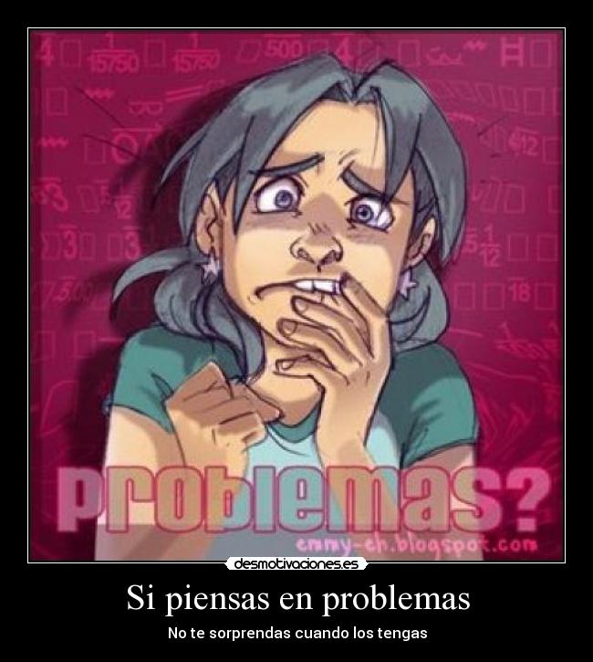 carteles problemas problemas desmotivaciones