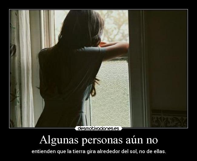 Algunas personas aún no -