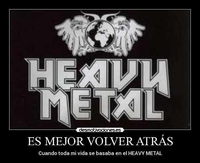 ES MEJOR VOLVER ATRÁS -