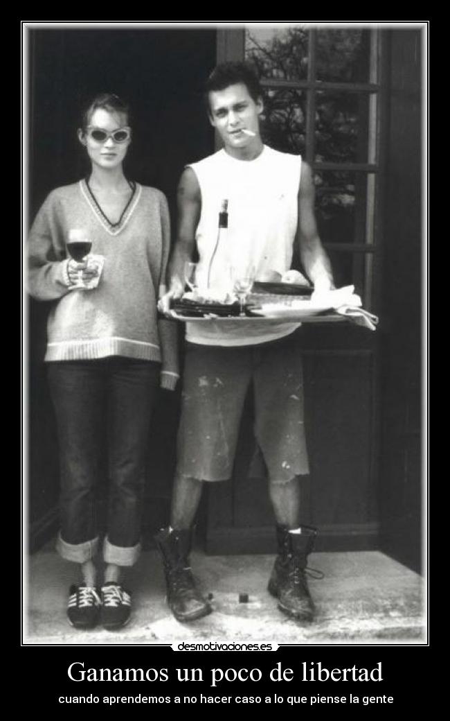 Ganamos un poco de libertad - cuando aprendemos a no hacer caso a lo que piense la gente