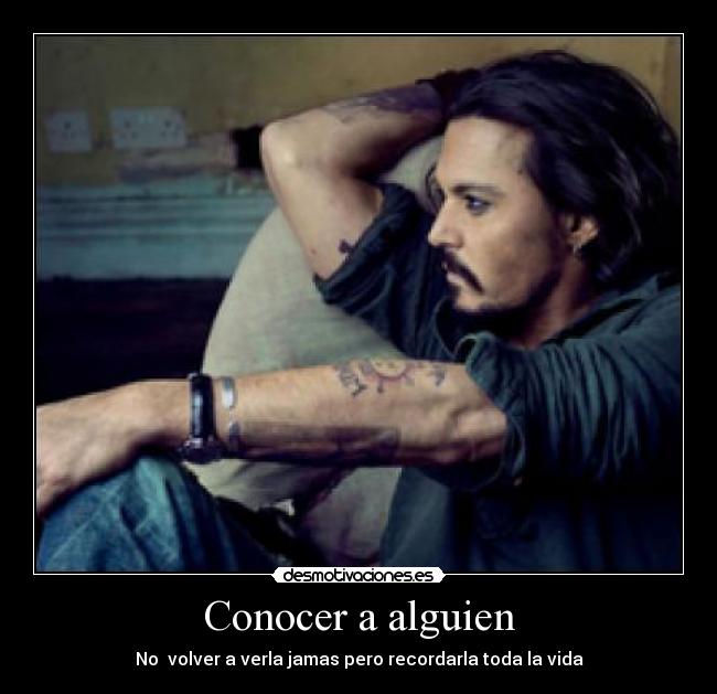 Conocer a alguien - 