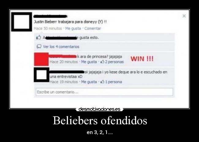 Beliebers ofendidos - 