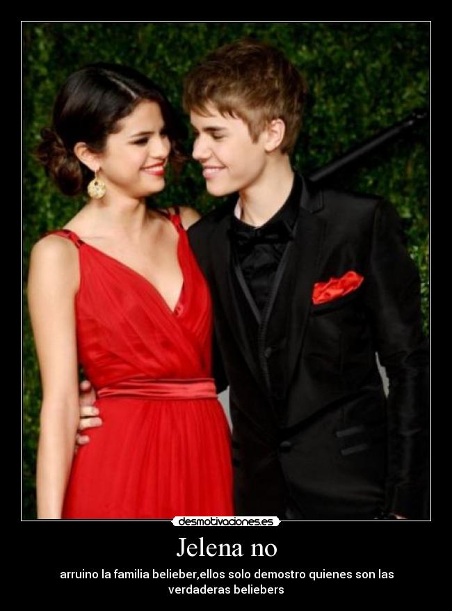 Jelena no - arruino la familia belieber,ellos solo demostro quienes son las verdaderas beliebers