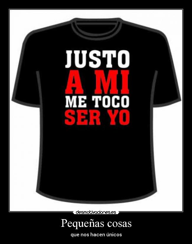 Pequeñas cosas - 
