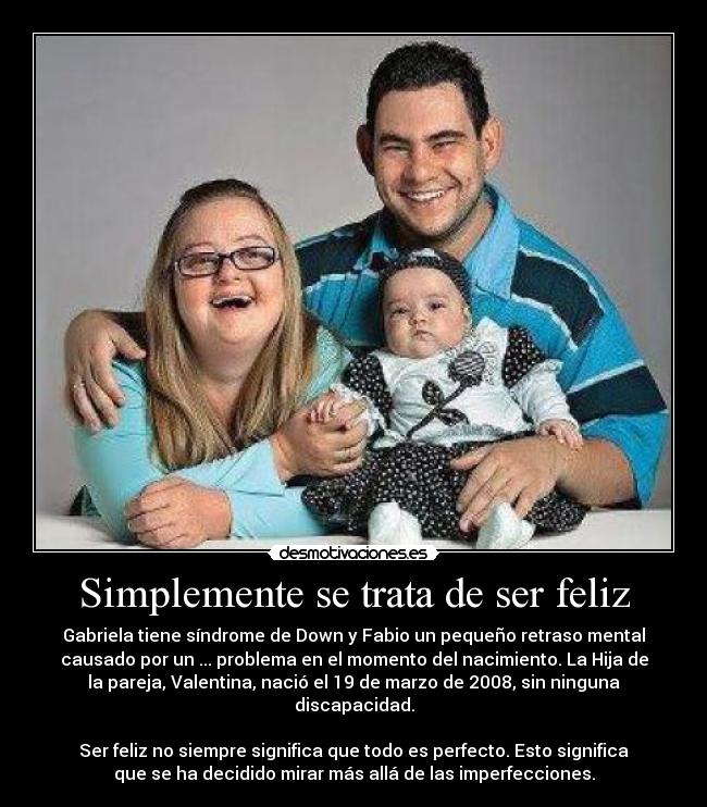 Simplemente se trata de ser feliz - 