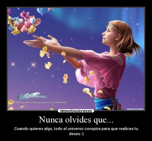 Nunca olvides que... -