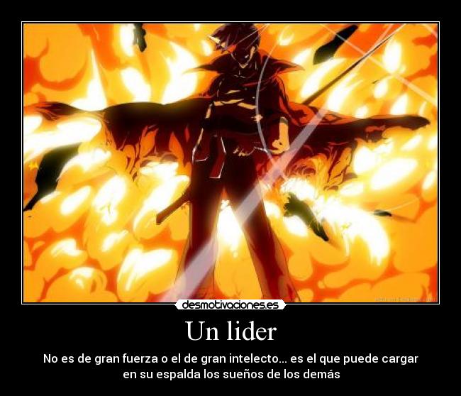 Un lider -