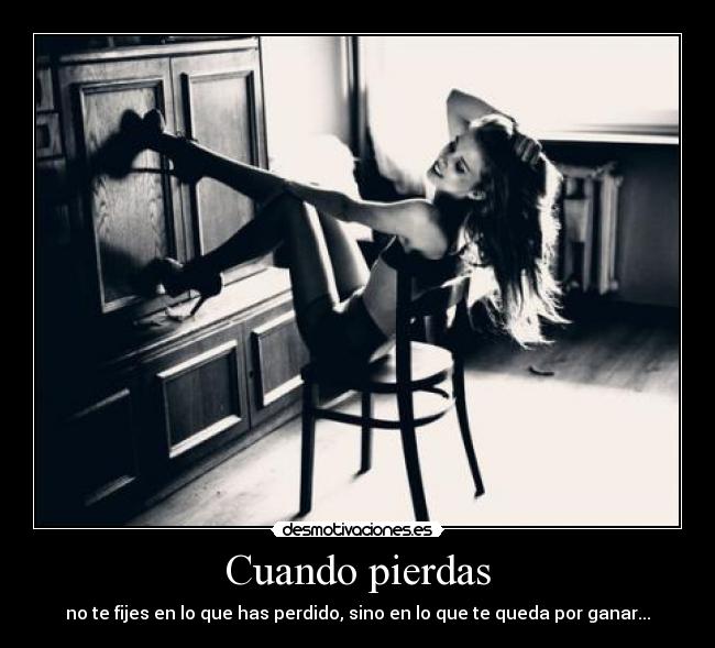 Cuando pierdas - 