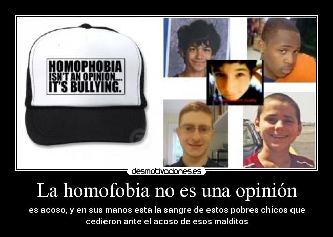 La homofobia no es una opinión - 