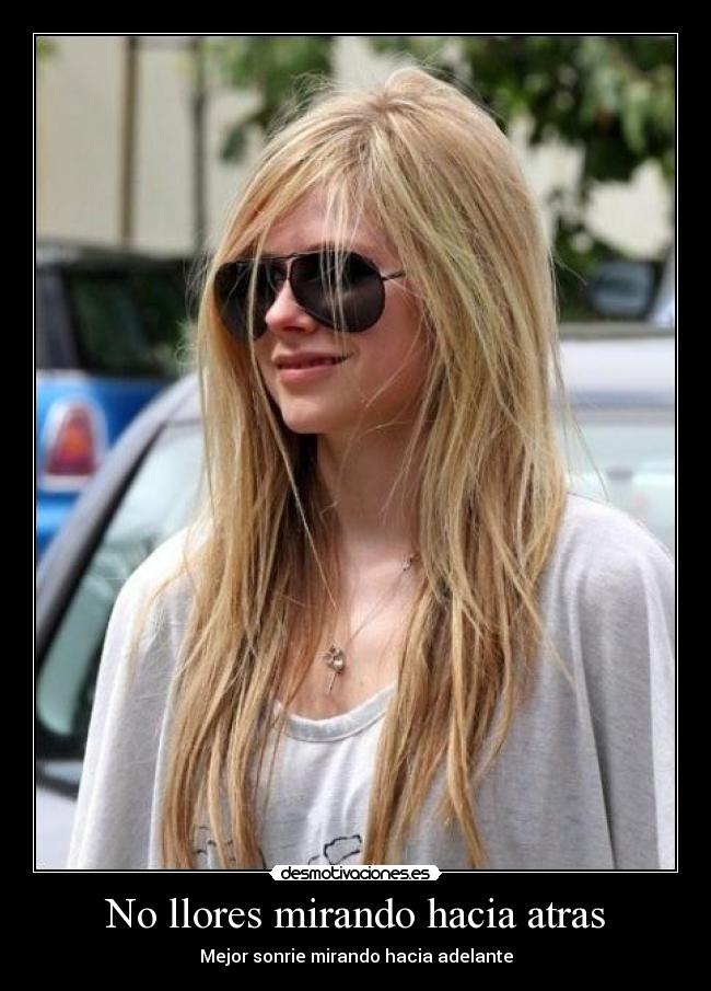 No llores mirando hacia atras -