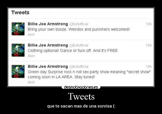 Tweets - que te sacan mas de una sonrisa (: