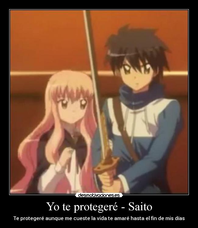 Yo te protegeré - Saito - Te protegeré aunque me cueste la vida te amaré hasta el fin de mis días