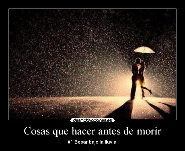 Cosas que hacer antes de morir -