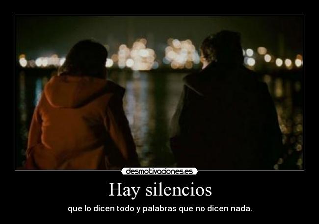 Hay silencios - 
