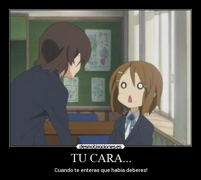TU CARA... -
