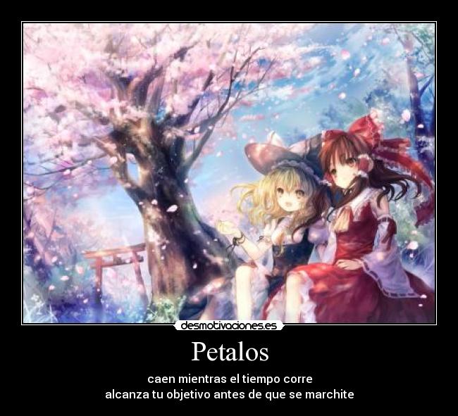 Petalos - caen mientras el tiempo corre
alcanza tu objetivo antes de que se marchite