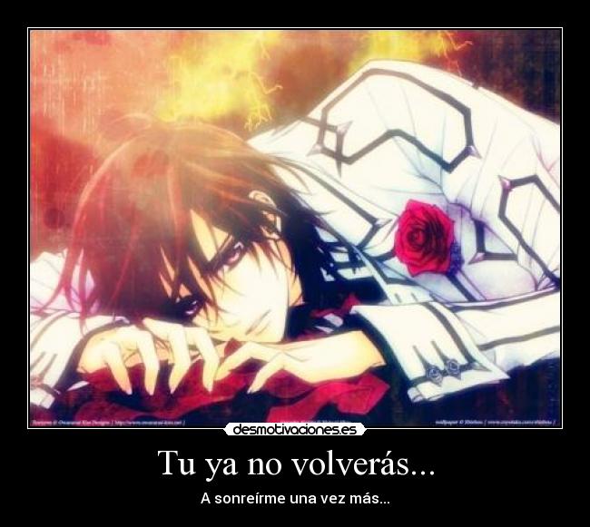 Tu ya no volverás... -
