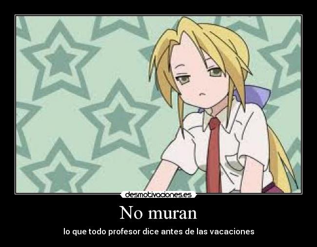carteles lucky star desmotivaciones