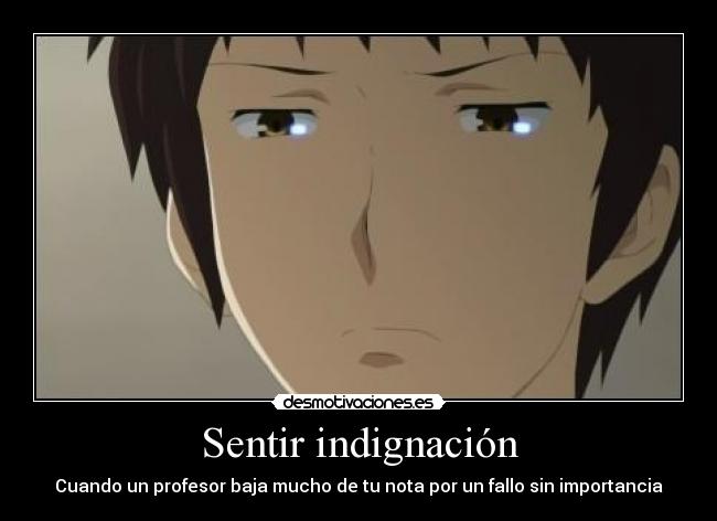 Sentir indignación -