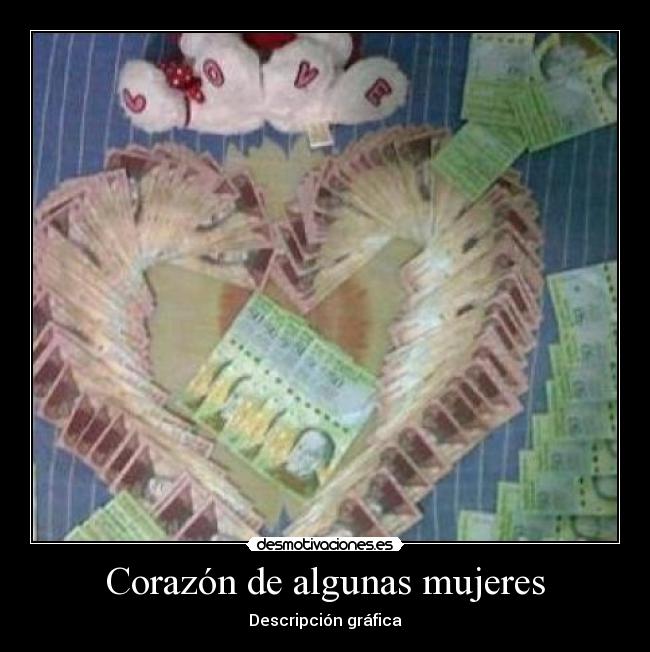 Corazón de algunas mujeres - Descripción gráfica