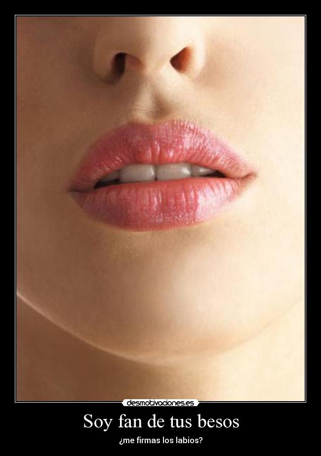 carteles besos tipico desmotivaciones