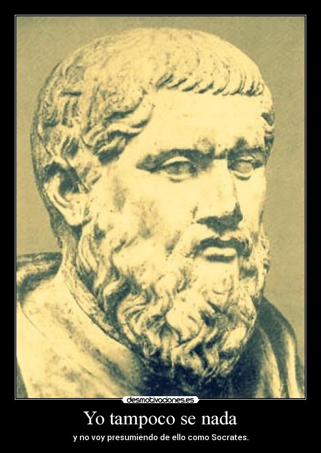 Yo tampoco se nada - 